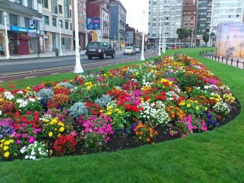 Los jardines de la ciudad de Gijón